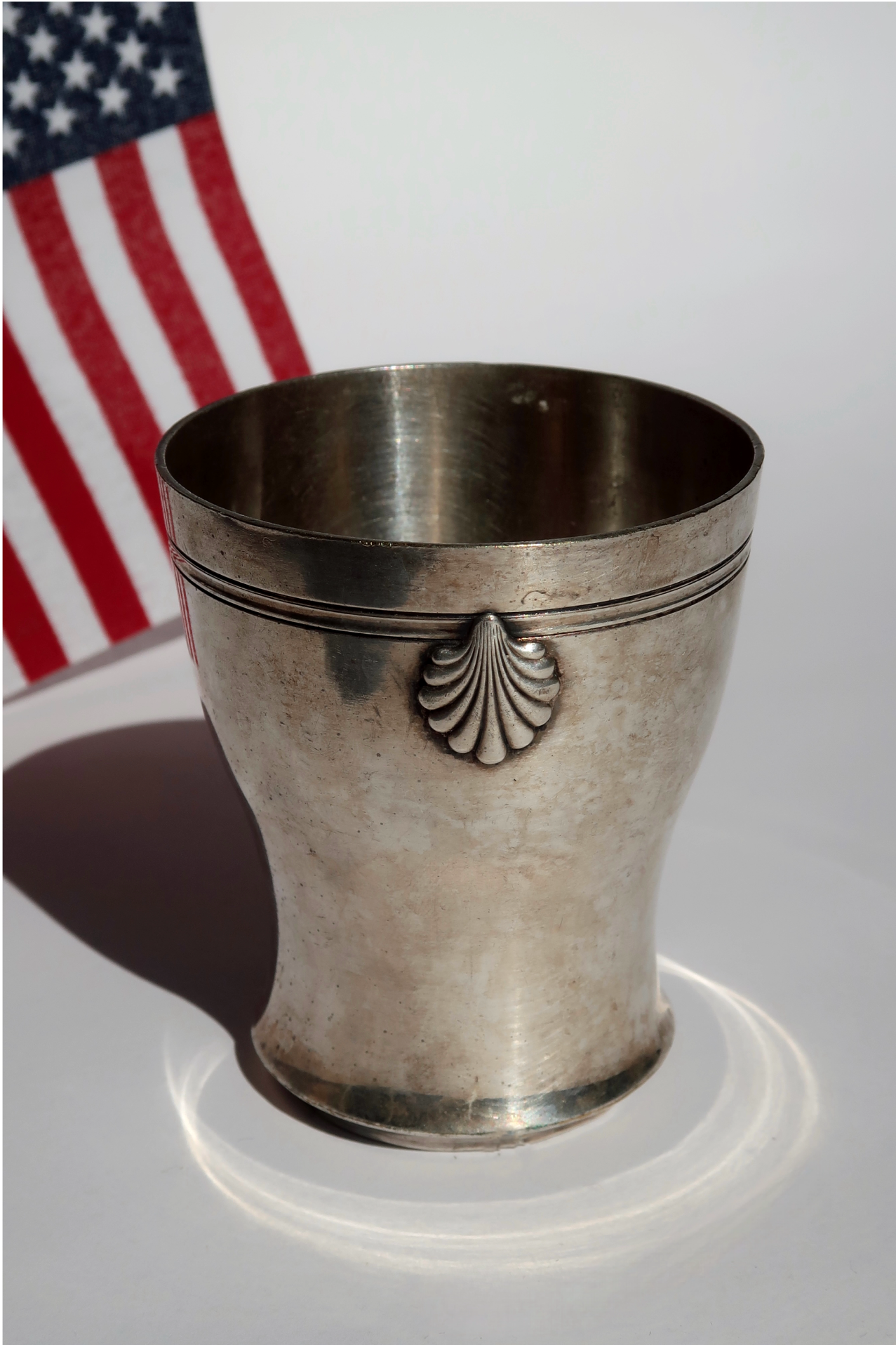 Sterling Silver Leaf Trinket Cup